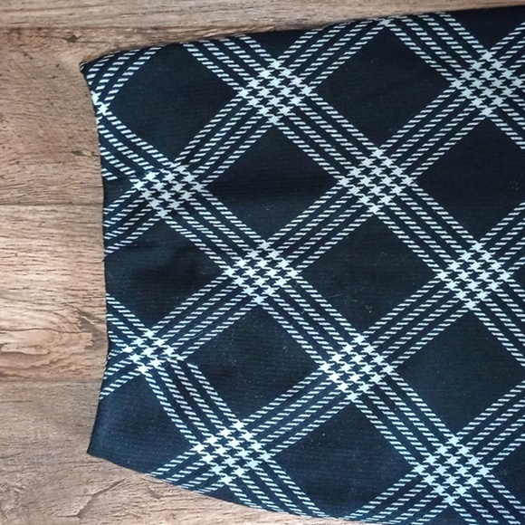 Tribeca Size 10 Tartan Tweed Wool Blend Lined Skirt - Picture 2 of 8